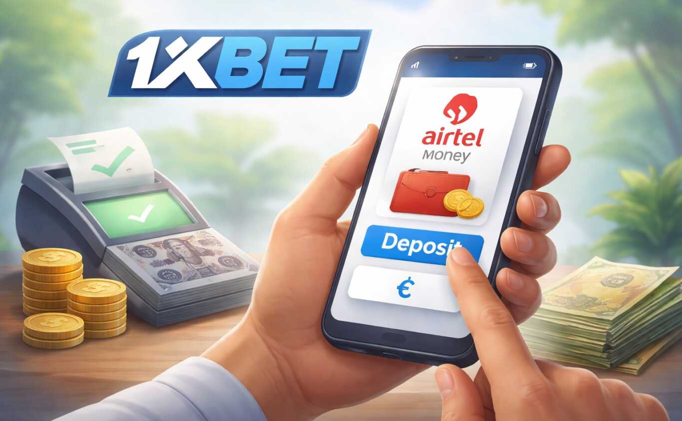 deposit on 1xbet using Airtel Money